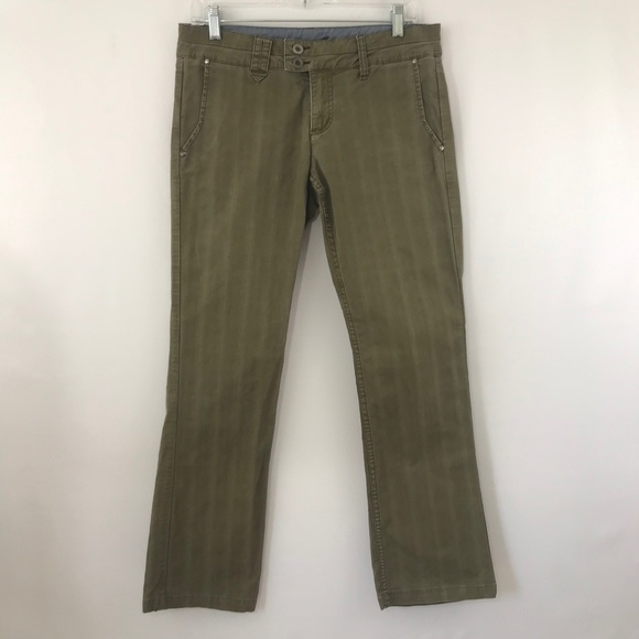 Horny Toad Pants - Horny Toad Organic Cotton Green Pants Size 8